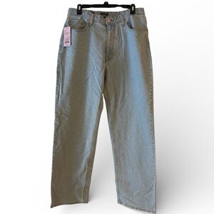 Wild Fable Sparkle Denim Jeans Size 10 NWT High Rise Straight Leg